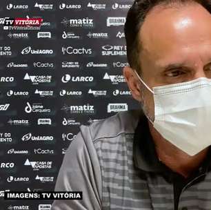 VITÓRIA: Wagner Lopes sobre a perda de espaço de David entre os 11 titulares: "Não vinha rendendo o que eu esperava"