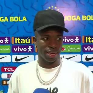 SELEÇÃO: Vinicius Junior comemora minutagem com a camisa do Brasil: "É sempre uma honra estar com a Seleção"
