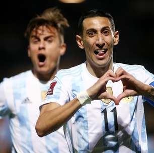 Di María marca e Argentina bate Uruguai pelas Eliminatórias