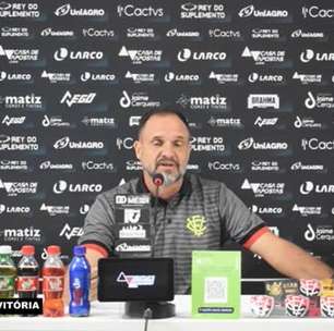VITÓRIA: Wagner Lopes promete 'secar' jogos de Brusque e Londrina, mas reconhece: "Temos que fazer a nossa parte"