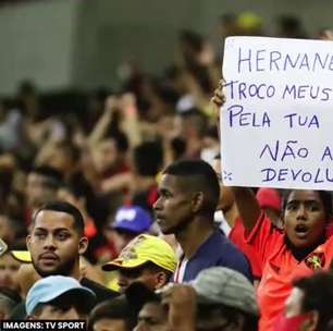 SPORT: Hernanes presenteia torcedora que levou cartaz oferecendo os irmãos em troca de uma camiseta
