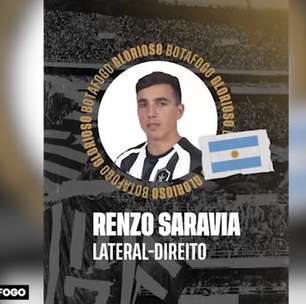 BOTAFOGO: Reforço! Saravia é o novo lateral-direito do Fogão