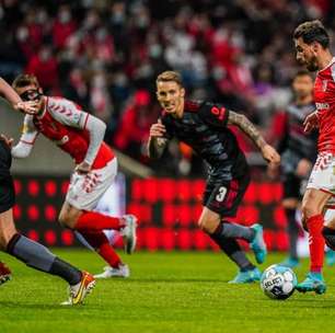 Em partida emocionante com cinco gols, Braga vence Benfica pelo Campeonato Português