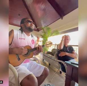 Carnavalesco! Jorge Jesus posta vídeo curtindo samba com o Grupo Revelação em passagem pelo Rio de Janeiro