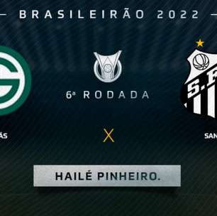 Saiba onde assistir Goiás x Santos pela sexta rodada do Brasileirão