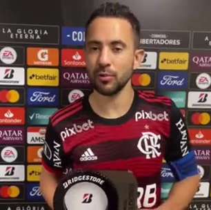 FLAMENGO: Everton Ribeiro cita momento difícil e união com a torcida após vitória na Libertadores