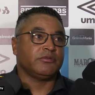 GRÊMIO: Roger vê empate com o Vasco como o 'melhor jogo' na Série B, mas reconhece: "Não é suficiente pra diminuir a pressão, mas é importante para encontrarmos um caminho"