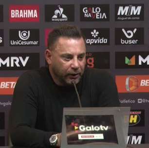 ATLÉTICO-MG: Mohamed concorda com vaias da torcida após empate com o Santos: "Não fomos capazes de dar uma alegria a eles"