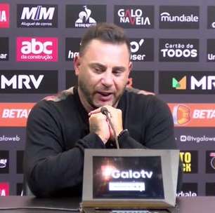 ATLÉTICO-MG: Turco justifica time alternativo contra o Fortaleza: "Foi pensando no desgaste dos jogadores e em evitar lesões"