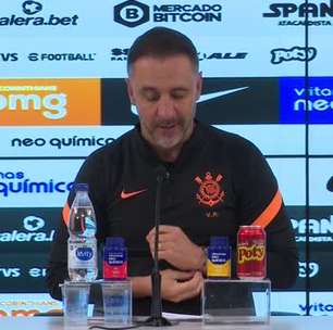 CORINTHIANS: Vítor Pereira justifica empate por sequência de jogos importantes, mas garante: "O 'pacote' não contempla empates ou derrotas"