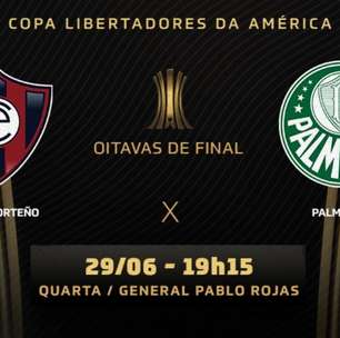 Cerro Porteño x Palmeiras: prováveis escalações, desfalques e onde assistir