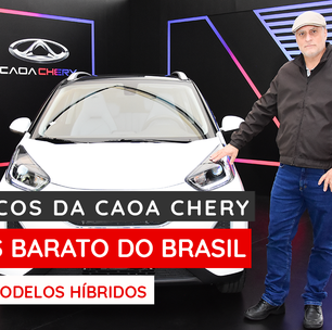 Caoa Chery apresenta carro elétrico e 4 híbridos