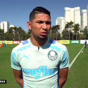 PALMEIRAS: Rony comemora os gols marcados na vitória sobre o Cerro Porteño-PAR: "Honrado de ajudar a minha equipe da melhor maneira possível"