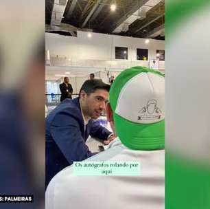 PALMEIRAS: Legado! Abel Ferreira é recebido por milhares de fãs palmeirenses na Bienal do Livro