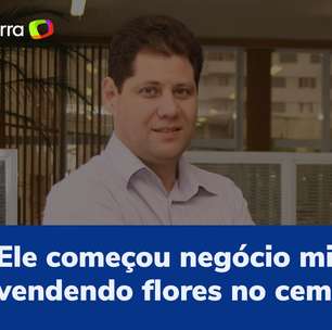 Ele começou um negócio milionário vendendo flores pela web