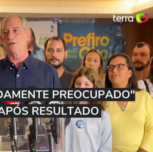 "Preocupado com o Brasil", diz Ciro Gomes em pronunciamento após derrota no 1º turno