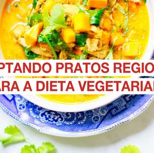 Adaptando pratos regionais para a dieta vegetariana