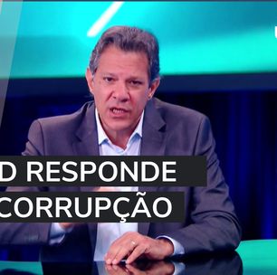 Haddad responde pergunta sobre corrupção e relembra medidas de Lula