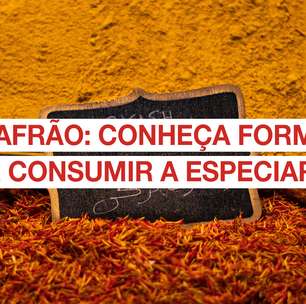 Açafrão: conheça formas de consumir a especiaria