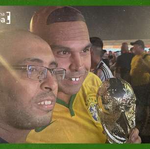 Sósia de Ronaldo faz sucesso no Catar e exalta legado do Fenômeno