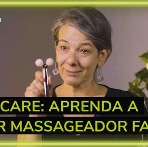 Skincare: aprenda a usar o massageador facial