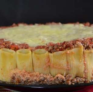 Massa diferente e suculenta: Torta rigatoni