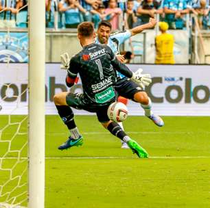 Suárez marca dois, Grêmio faz 3 no Aimoré e mantém 100% no Campeonato Gaúcho