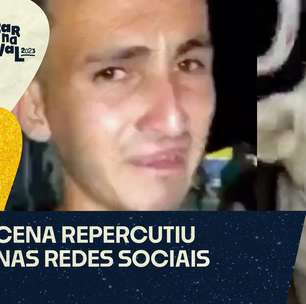 Jovem reencontra em bloco de Carnaval cão desaparecido há 4 meses