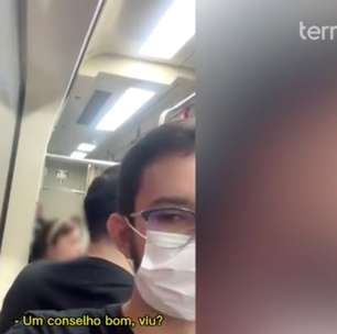 Vídeo: Mulher é retirada do metrô de São Paulo após ataques homofóbicos