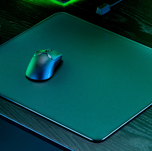 Mousepad gamer de vidro chegará ao Brasil por R$ 1 mil