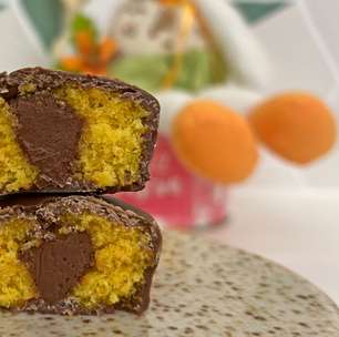 Receita para as crianças: mini bolo de cenoura recheado com creme de avelã