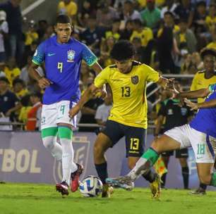 Assista aos gols do empate entre Brasil e Equador pelo Sul-Americano sub-17