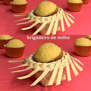 Brigadeiro de milho faz pra vê, como é bom de comê