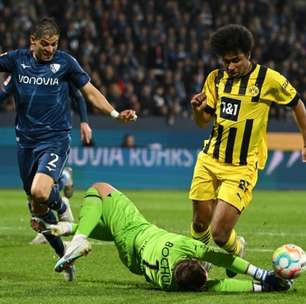 Dortmund empata com Bochum e perde a chance de abrir grande vantagem na Bundesliga
