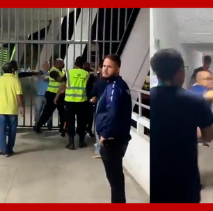 Comissão técnica do Inter diz que foi agredida após partida contra o CSA; vídeo mostra confusão