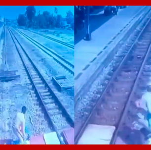 Funcionário de estação salva mulher surda segundos antes de trem passar