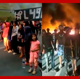 Com bombas e jatos d'água, PM de SP encerra protesto de indígenas e libera Rodovia dos Bandeirantes