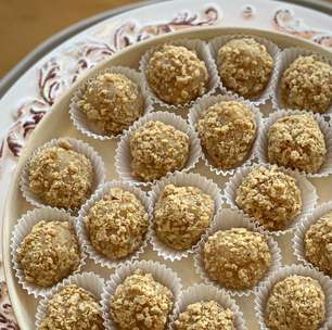 Brigadeiro de Paçoca: a paçoquinha virou brigadeiro, fácil