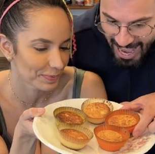 Festa junina saudável: Carol Borba prepara queijadinha fit