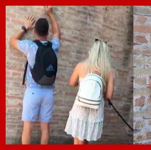 Turista grava nomes no Coliseu de Roma e provoca ira das autoridades italianas