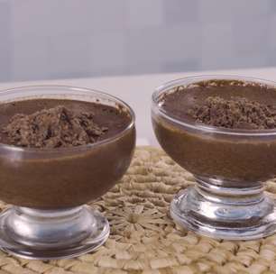 Fit e delicioso: Mousse light de chocolate