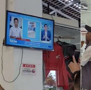 Mãe vai às lágrimas ao ver o filho jornalista na TV pela primeira vez. ASSISTA