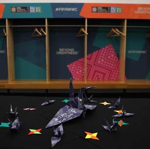 Copa Feminina: jogadoras do Japão decoram vestiário com origamis após classificação