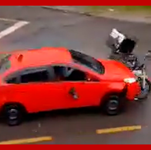 Motorista passa por cima de moto após briga de trânsito no Paraná