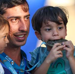 De olho no Mundial de Budapeste, Caio Bonfim passa o Dia dos Pais longe dos filhos