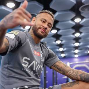 Neymar vai ao CT do Al-Hilal e faz primeira atividade na academia do clube