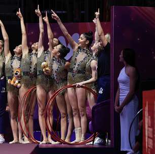 No desempate, conjunto brasileiro fica em quarto no Mundial de ginástica rítmica