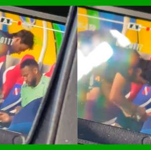 Neymar se machuca durante treino da Seleção brasileira em Belém