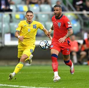 Em dia de brilho dos laterais, Inglaterra e Ucrânia empatam pelas Eliminatórias da Eurocopa 2024