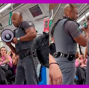 Guardas do metrô animam passageiros com música de Bruno Mars em SP